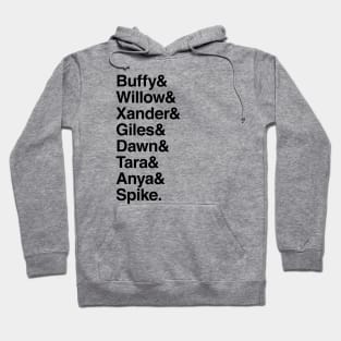 Buffy the Vampire Slayer Cast Hoodie